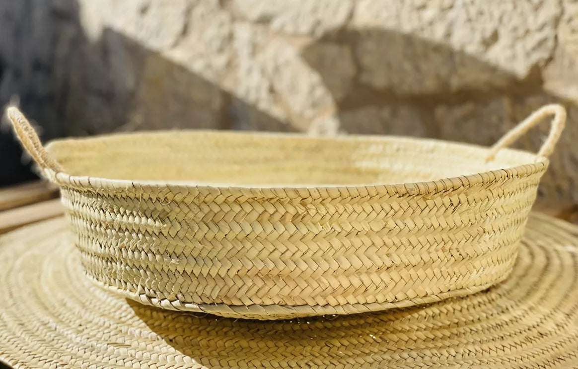 Round Palm Leaf Tray
