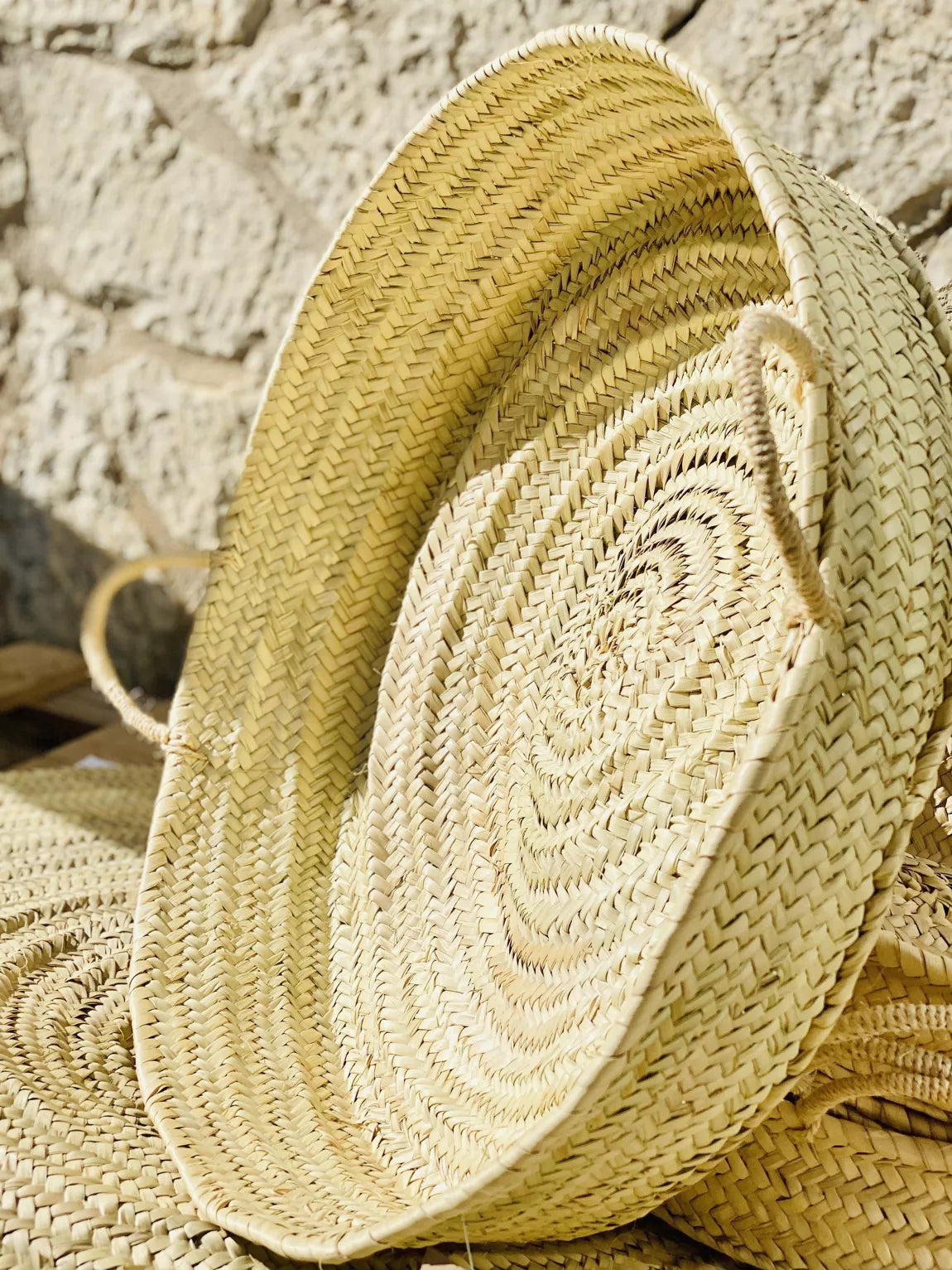 Round Palm Leaf Tray