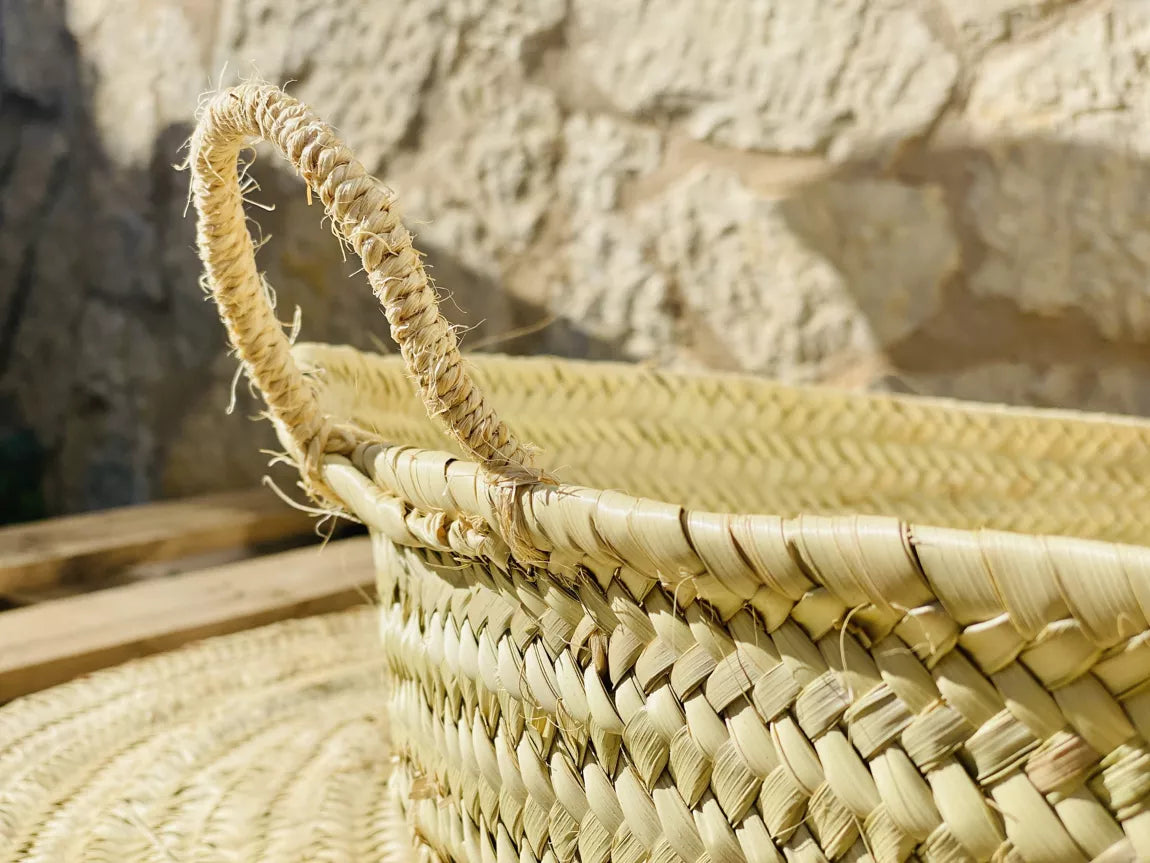 Round Palm Leaf Tray