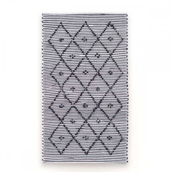 Handmade Rug - Small - Black & White