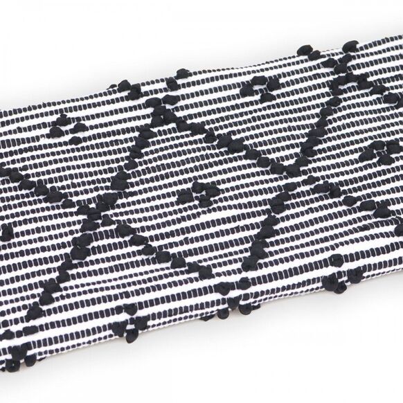 Handmade Rug - Small - Black & White
