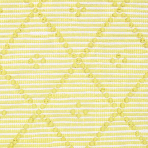 Handmade Rug - Small - Yellow & White