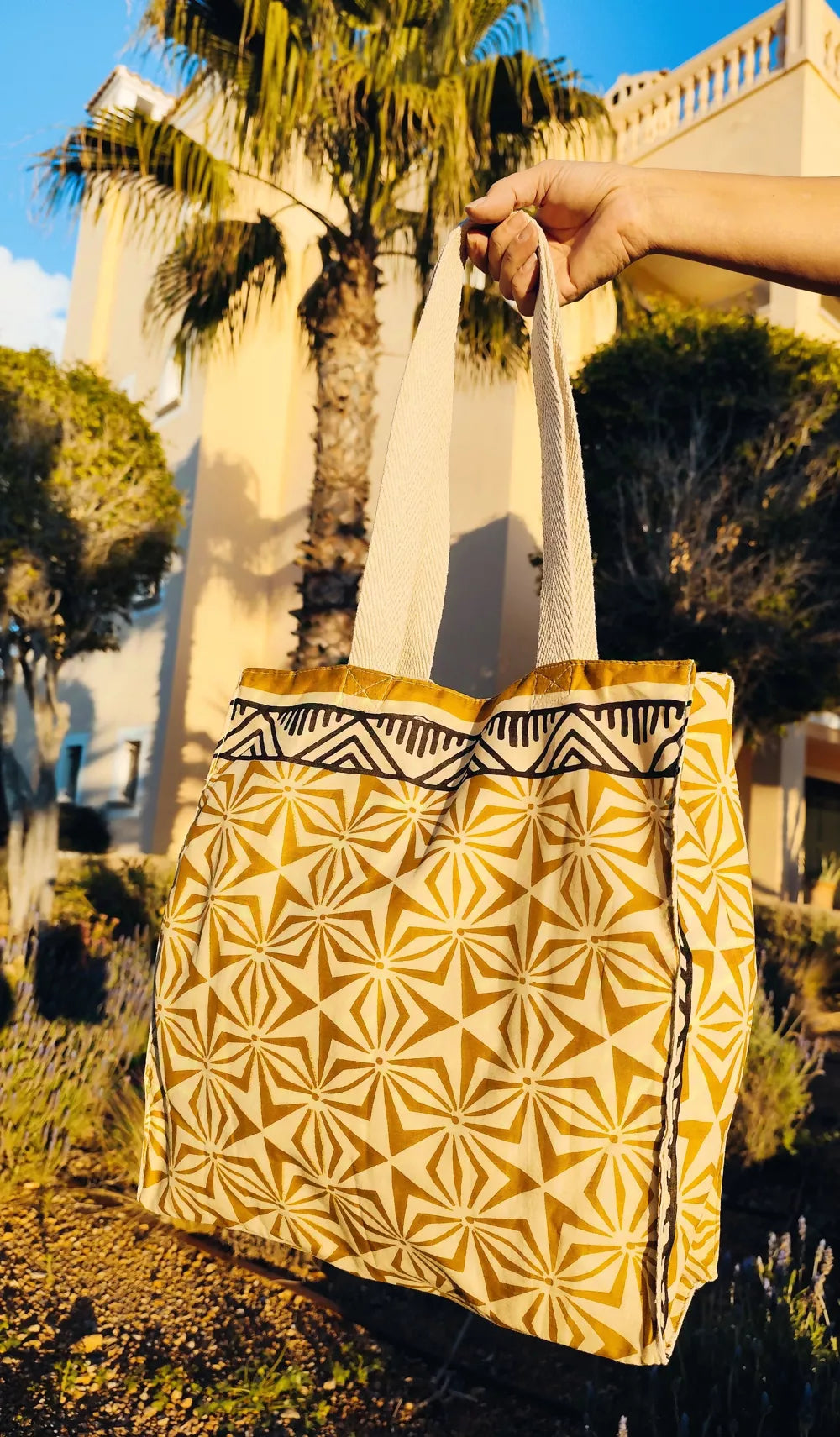 Handmade cotton bag