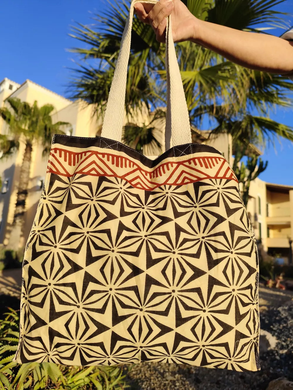 Handmade cotton bag