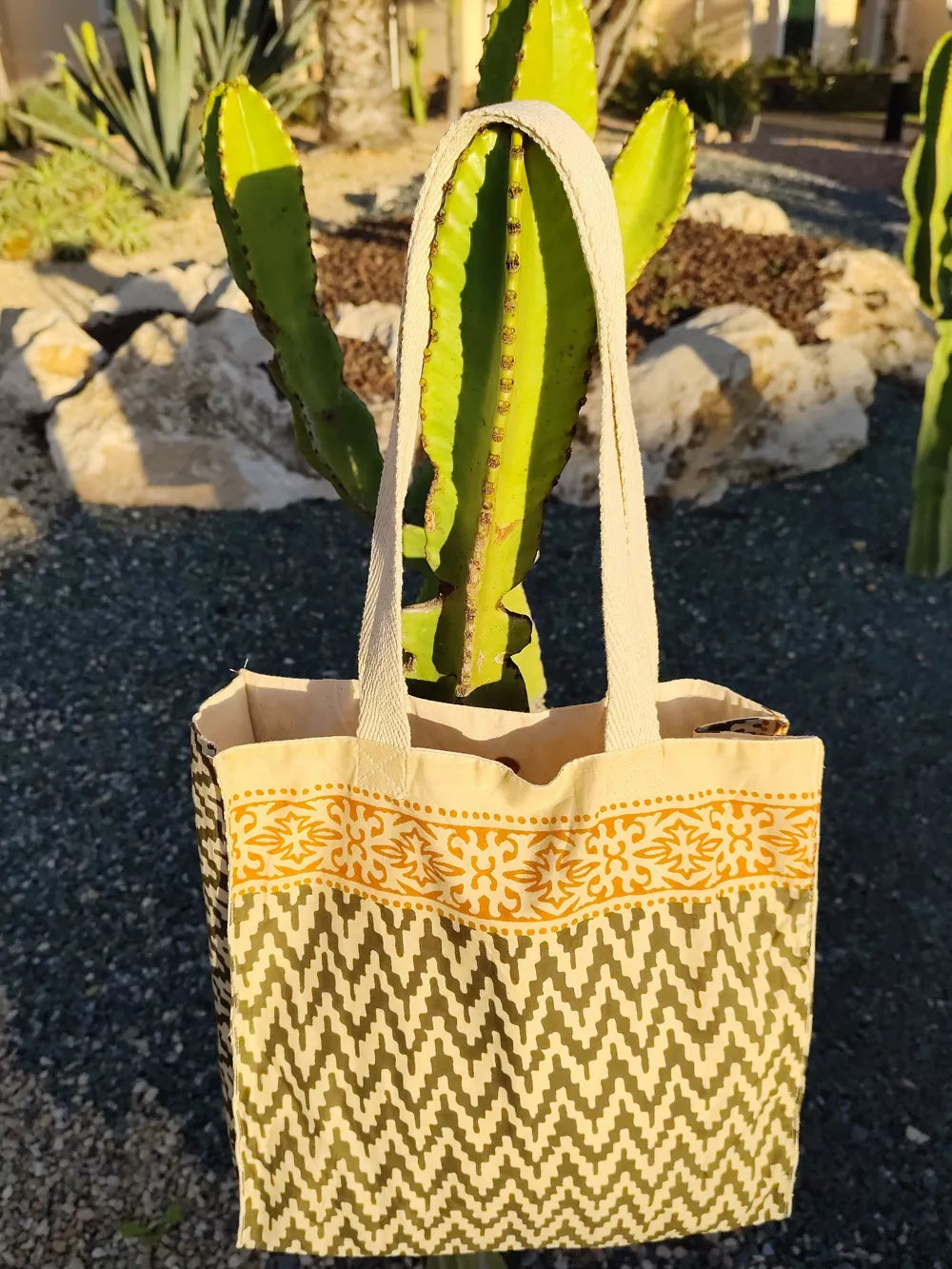 Handmade cotton bag
