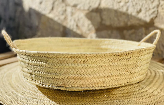 Round Palm Leaf Tray
