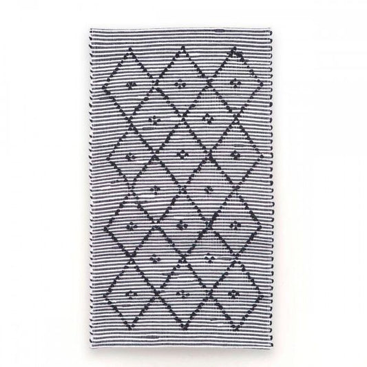 Handmade Rug - Small - Black & White