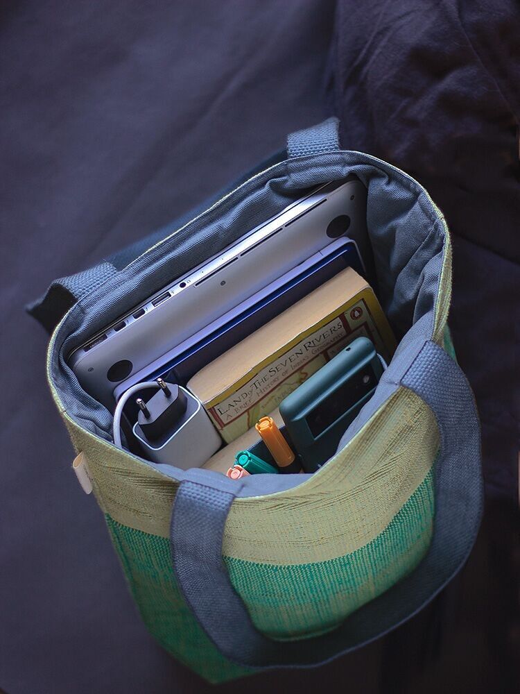 Vegan Everyday Tote Bag - Lagoon