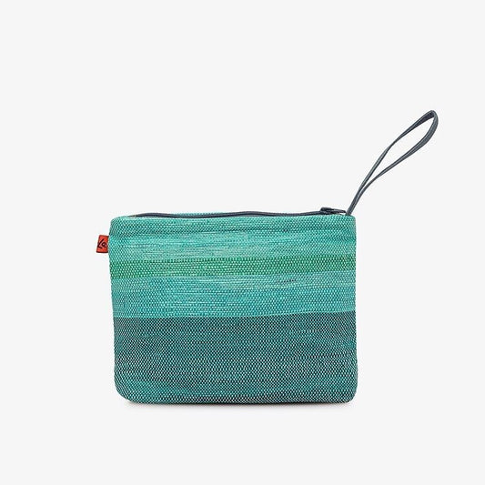 Vegan Clutch Bag - Green Mint